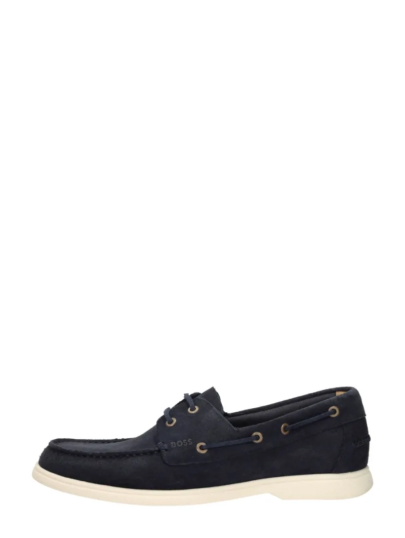 Hugo Boss Sienne Boat, bootschoenen voor heren in blauw