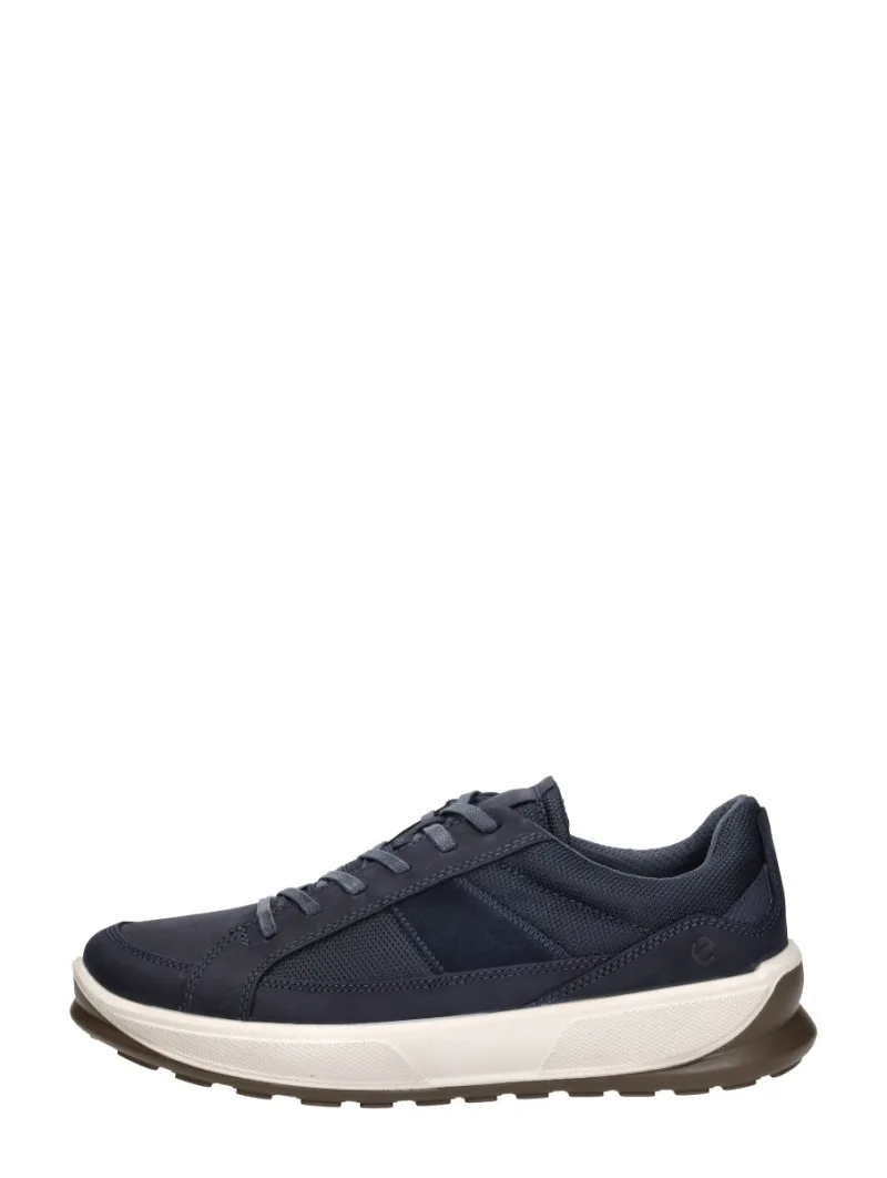 ECCO Byway 2.0, lage veterschoenen voor heren in blauw, foto 1 van 4