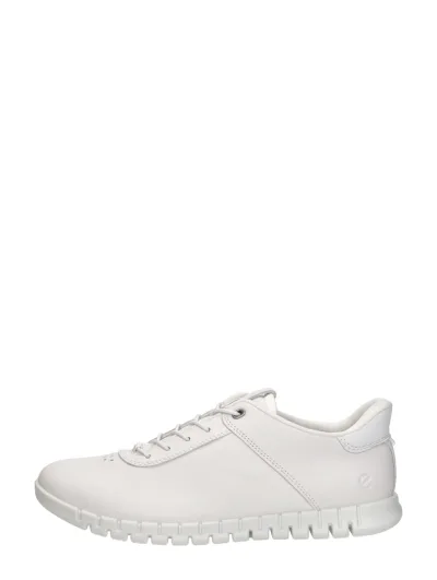 ECCO Gruuv Lite, lage veterschoenen voor dames in wit, foto 1 van 4
