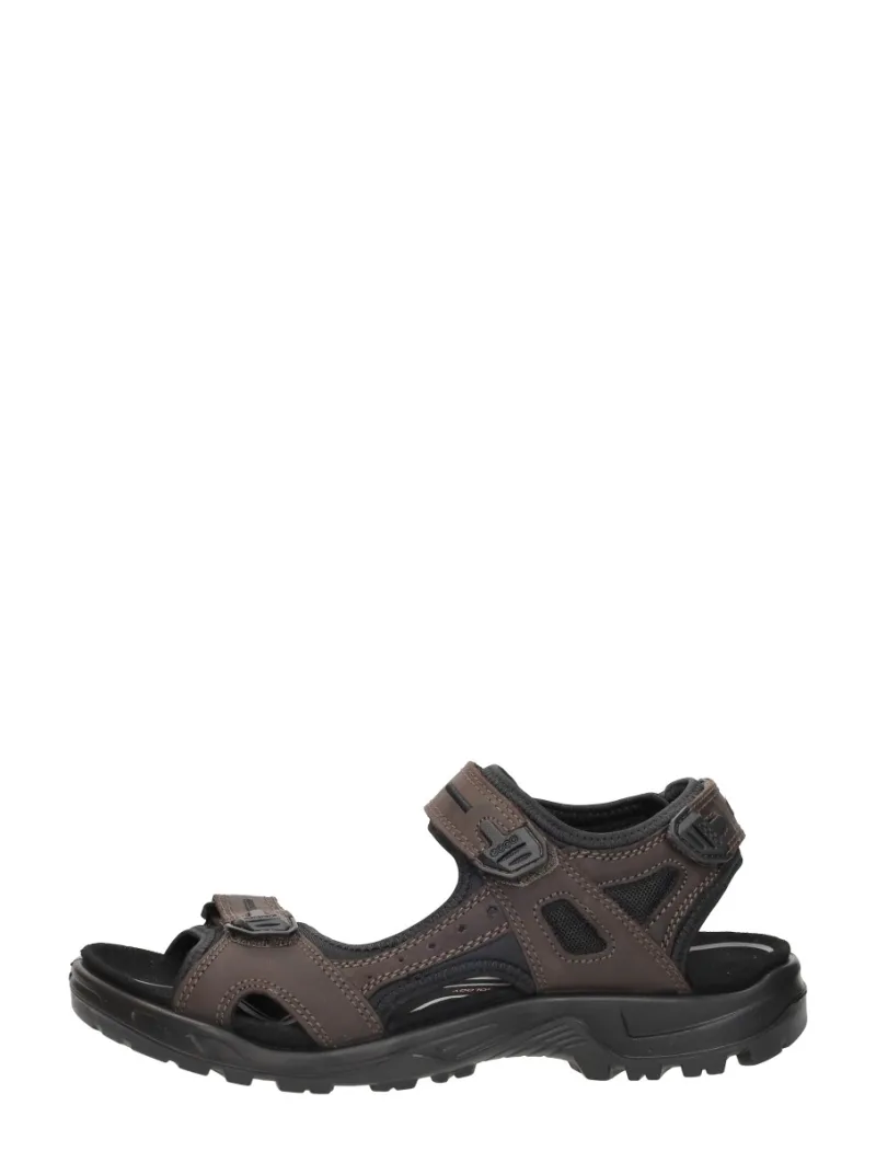 ECCO Offroad, sandalen voor heren in donkerbruin