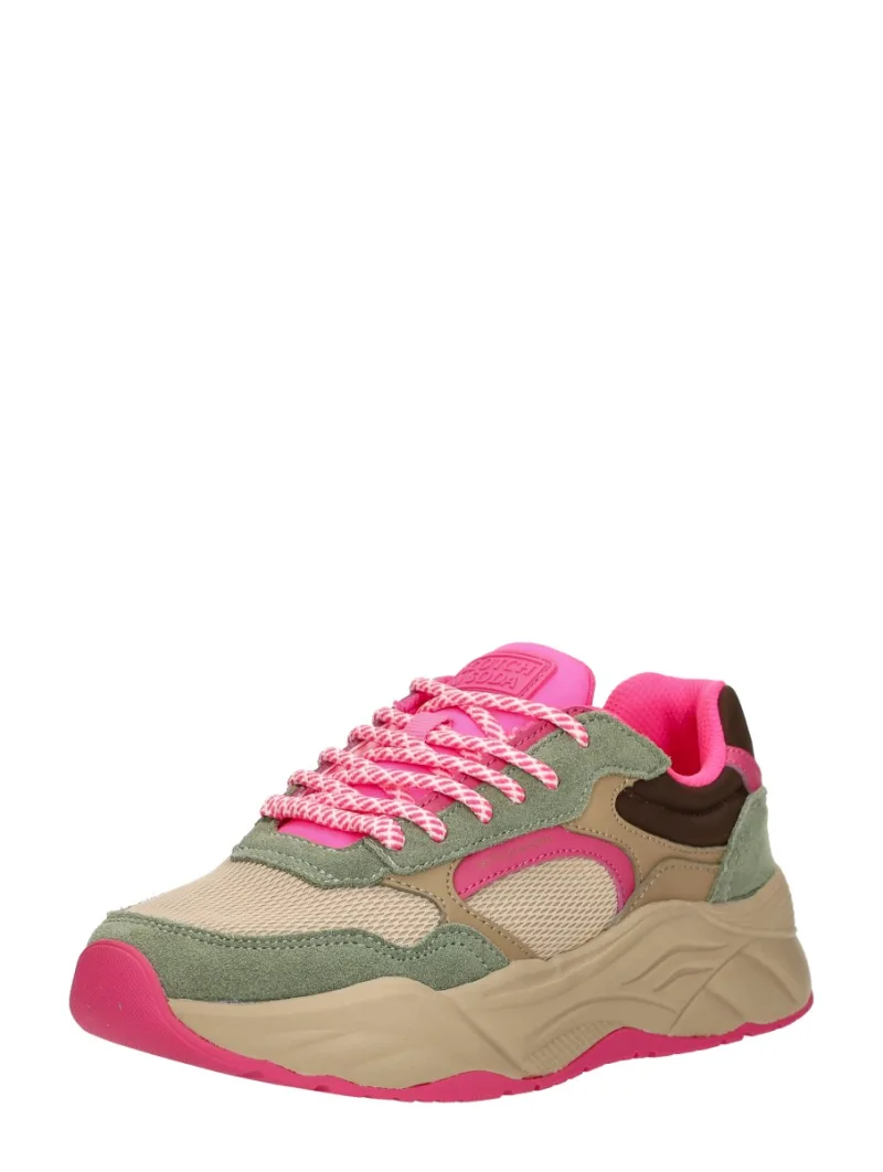 Scotch & Soda Celeste, lage sneakers voor dames in groen, foto 2 van 2