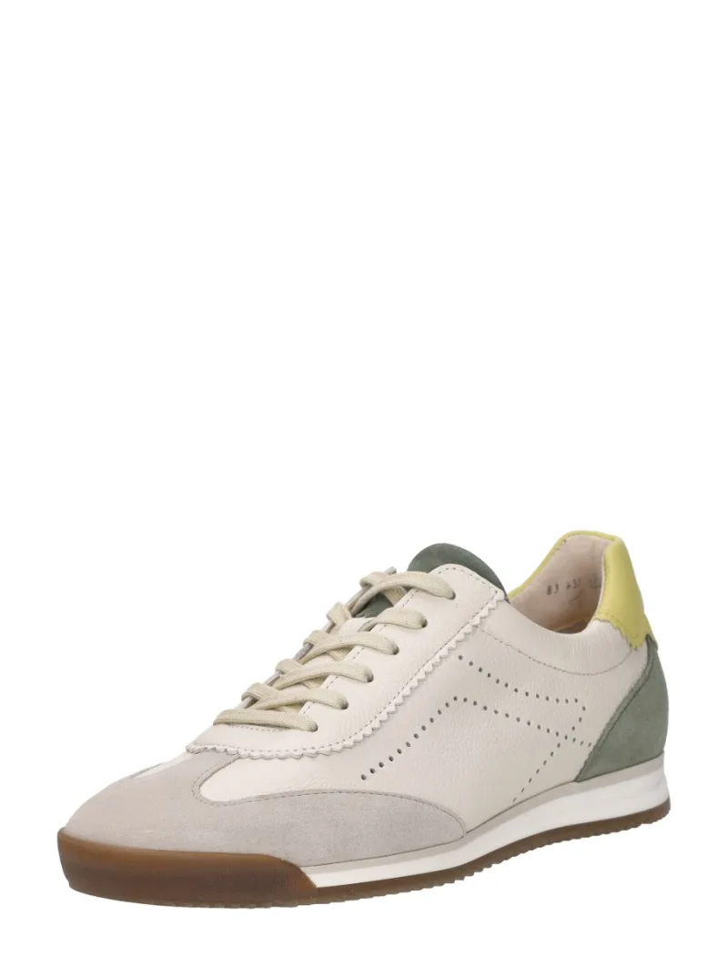 Gabor Sneakers Laag, lage veterschoenen voor dames in wit, foto 2 van 2