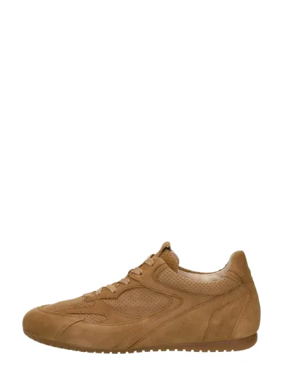 Gabor Sneakers Laag, lage veterschoenen voor dames in cognac, foto 1 van 4