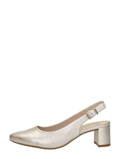 Gabor Slingbacks, ballerina's voor dames in goudkleur, foto 1 van 4