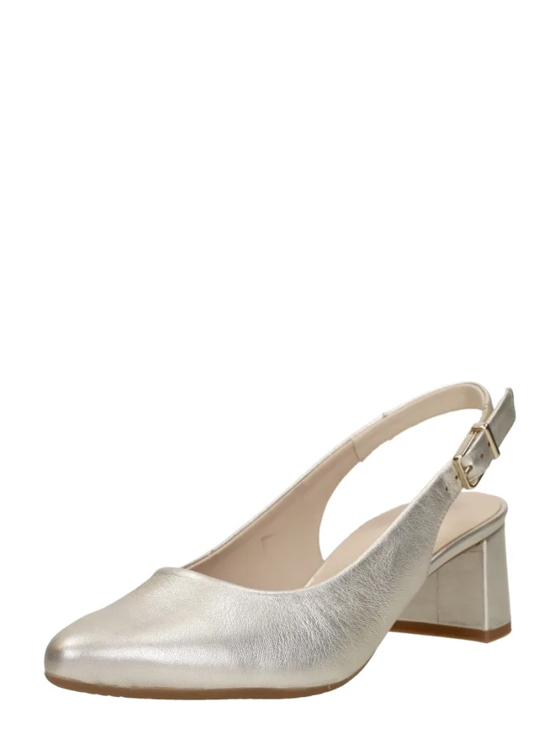 Gabor Slingbacks, ballerina's voor dames in goudkleur, foto 2 van 2