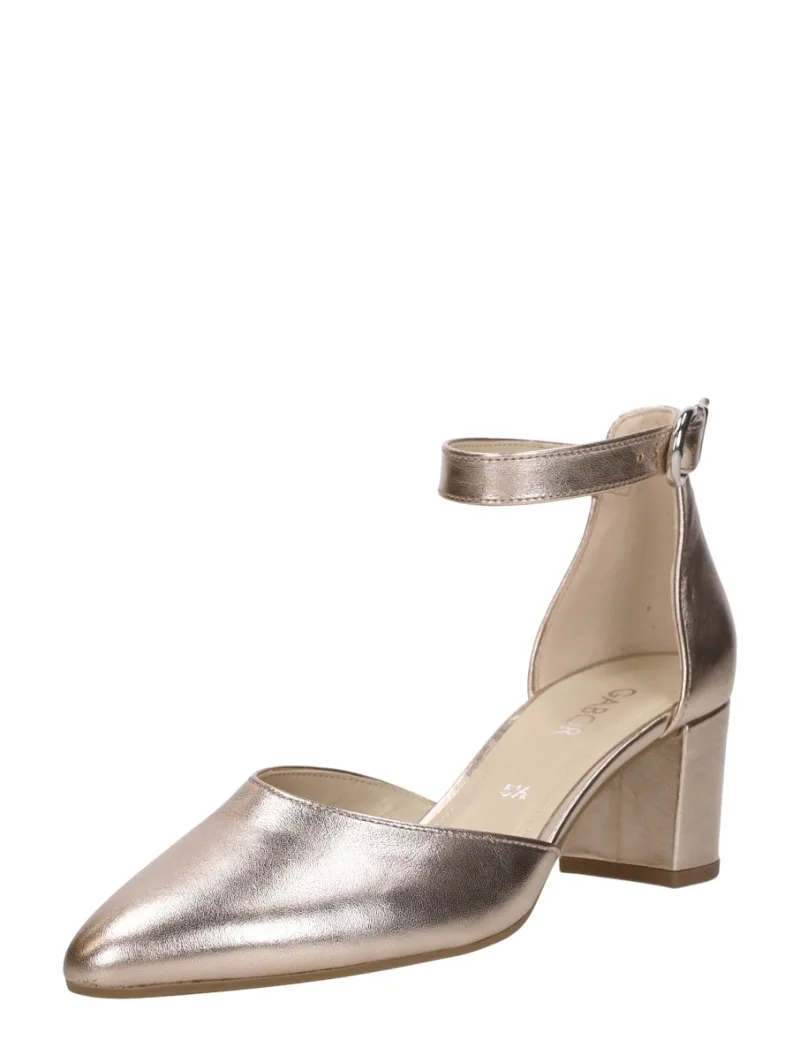 Gabor Pumps, trouwpumps voor dames in goudkleur, foto 2 van 2