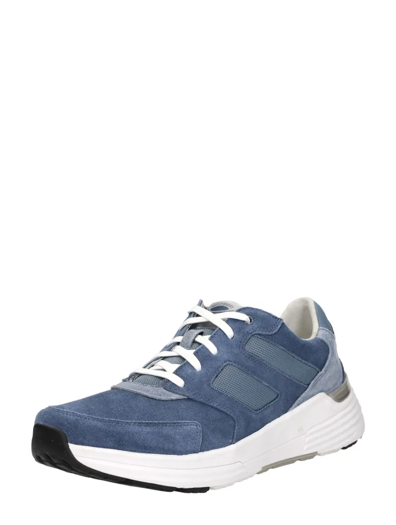 Gabor Rollingsoft, lage veterschoenen voor heren in blauw, foto 2 van 2