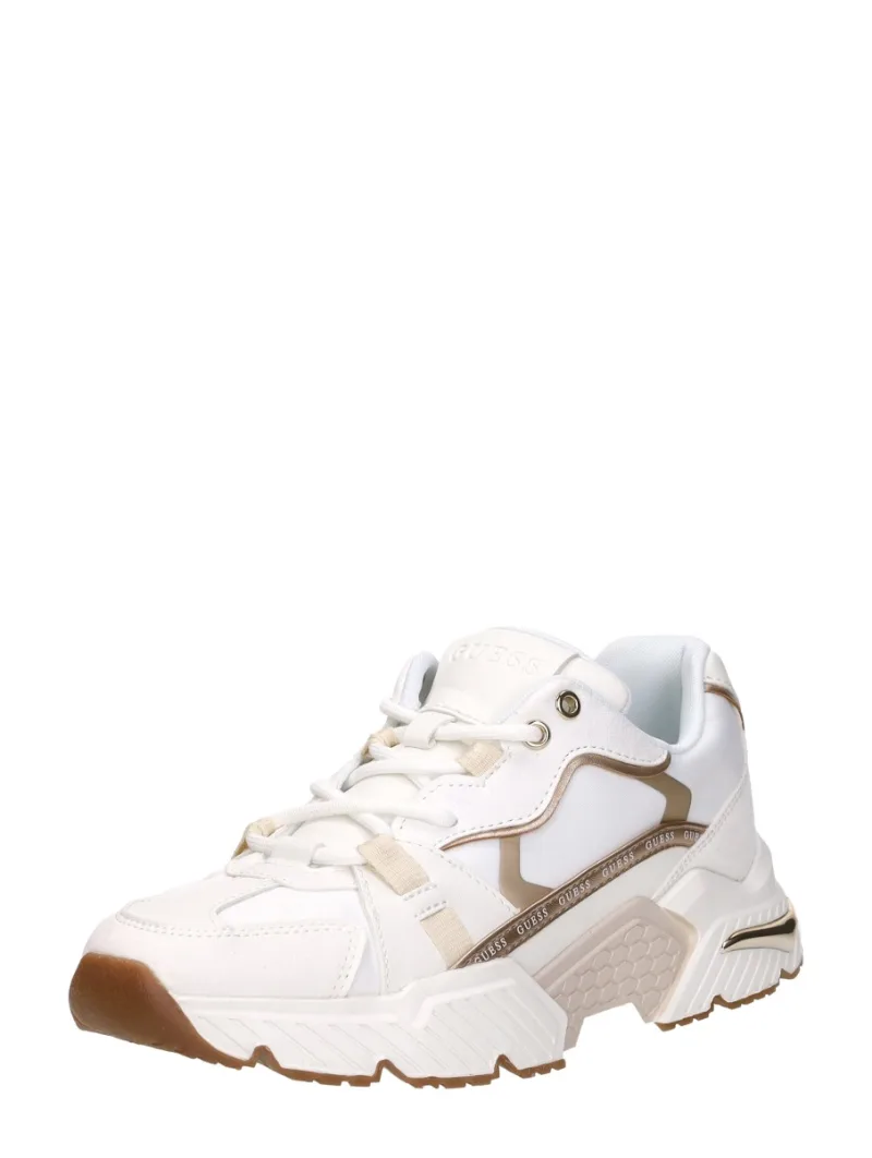 Guess Carli, lage sneakers voor dames in goudkleur, foto 2 van 2
