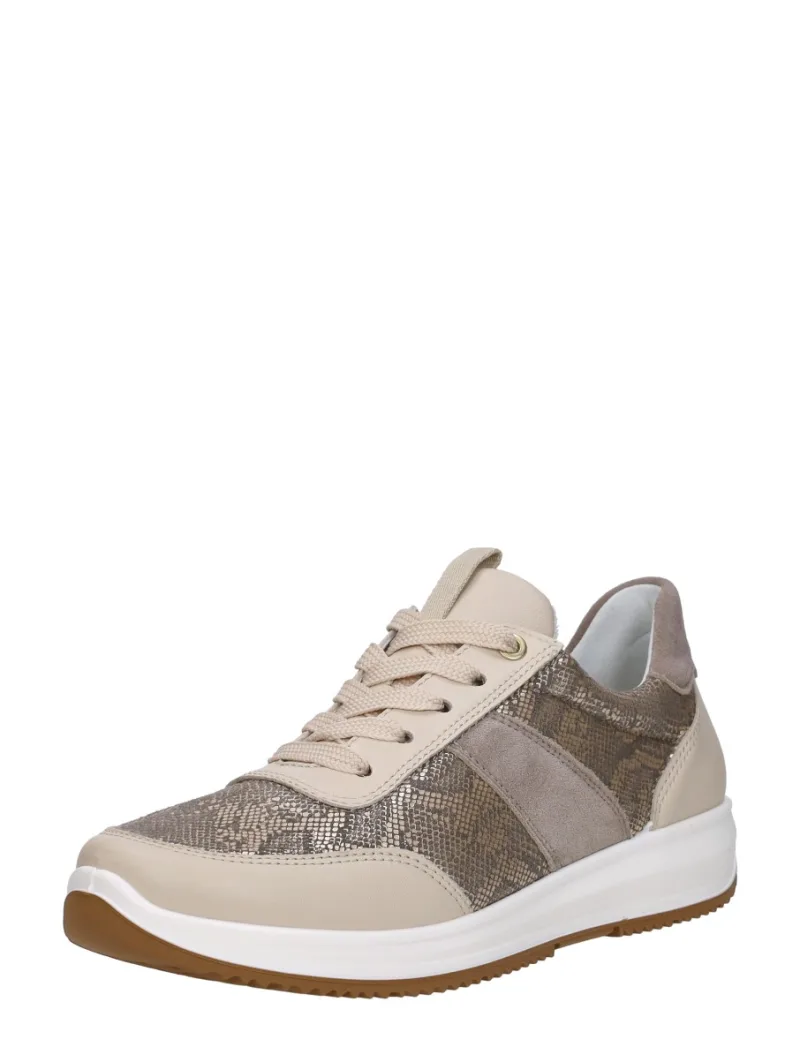 Ara Osaka 3.0, lage veterschoenen voor dames in beige, foto 2 van 2