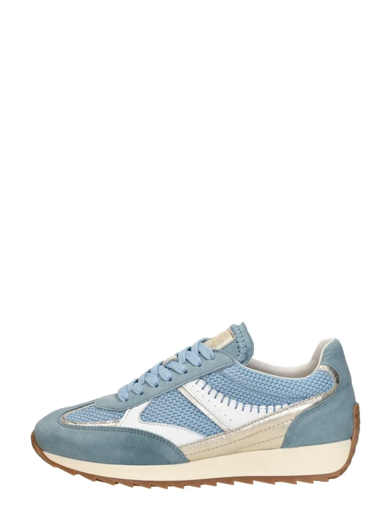 Piedi Nudi Harlem, lage sneakers voor dames in licht blauw