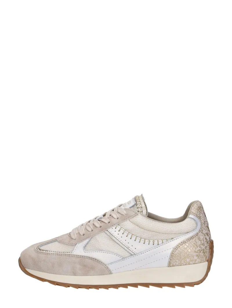 Piedi Nudi Harlem, lage sneakers voor dames in beige