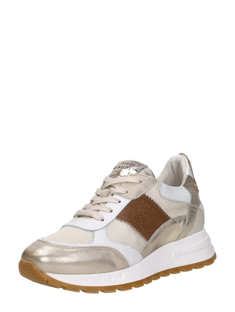 Piedi Nudi Helen, lage sneakers voor dames in beige, foto 2 van 2