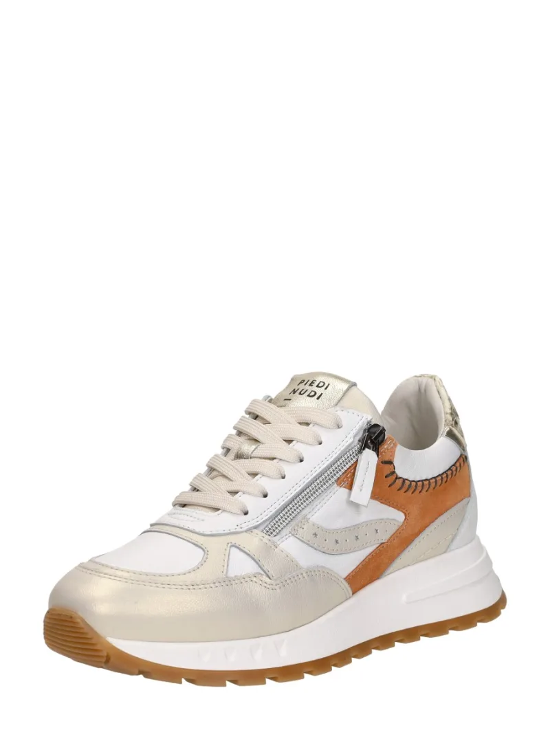 Piedi Nudi Kira, lage sneakers voor dames in beige, foto 2 van 2