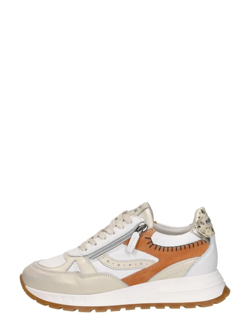 Piedi Nudi Kira, lage sneakers voor dames in beige