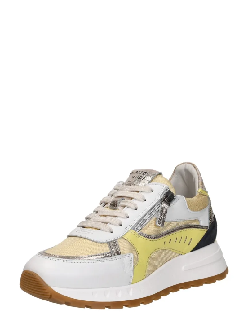 Piedi Nudi Mirren, lage sneakers voor dames in geel, foto 2 van 2