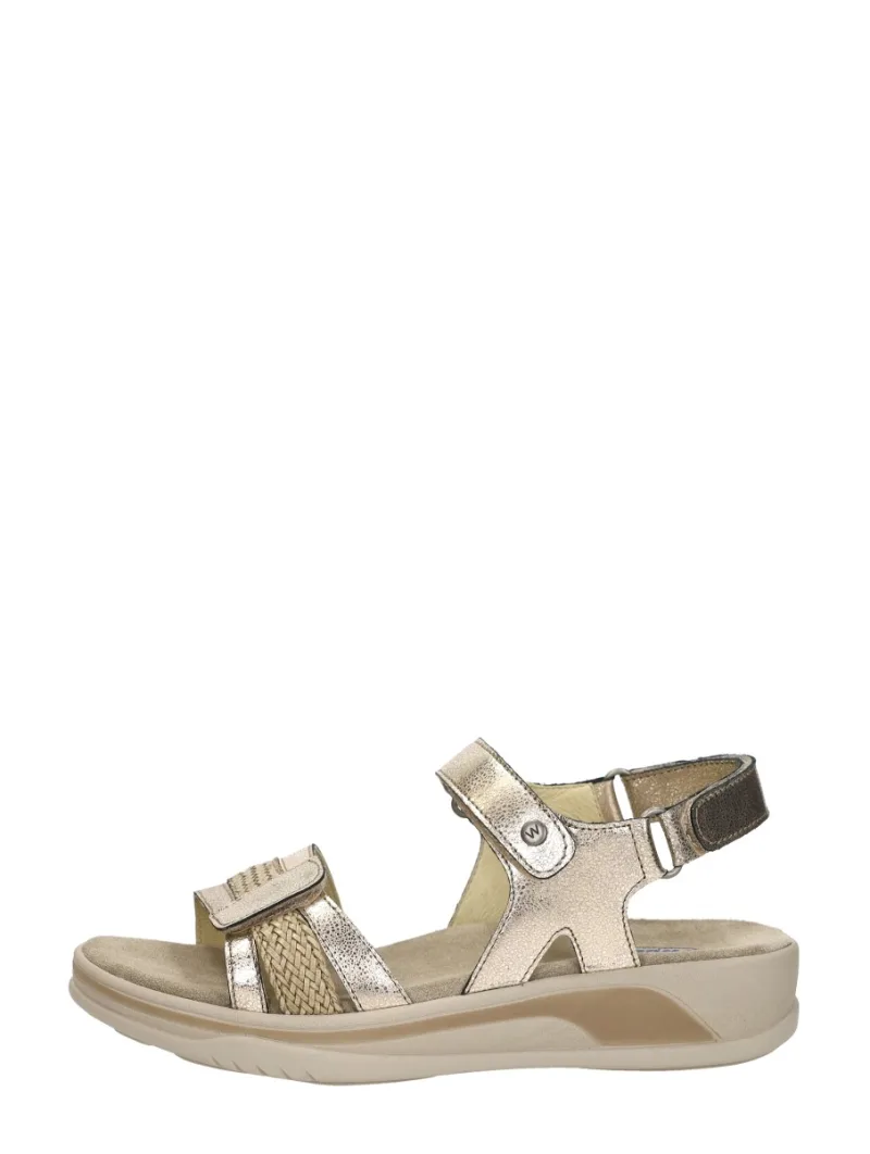 Wolky Fantom Elite, sandalen plat voor dames in beige