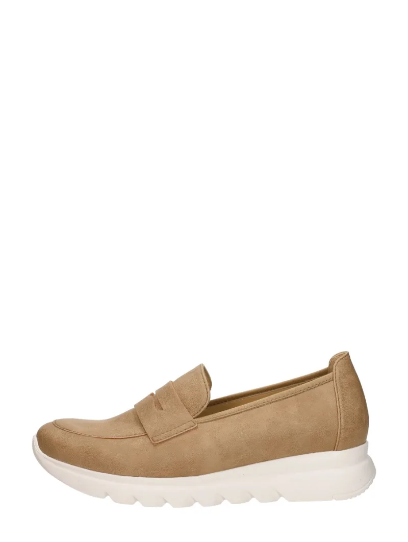 Wolky Snoafer F2F, instappers & loafers voor dames in beige