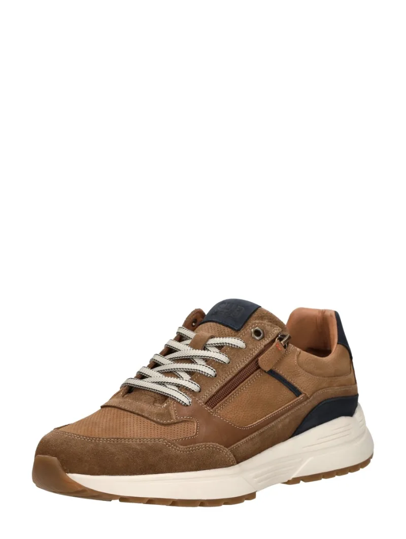 Sub55 Comfort Collection Veterschoenen Laag, lage veterschoenen voor heren in cognac, foto 2 van 2