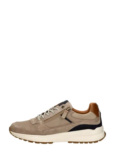 Sub55 Comfort Collection Veterschoenen Laag, lage veterschoenen voor heren in taupe, foto 1 van 4