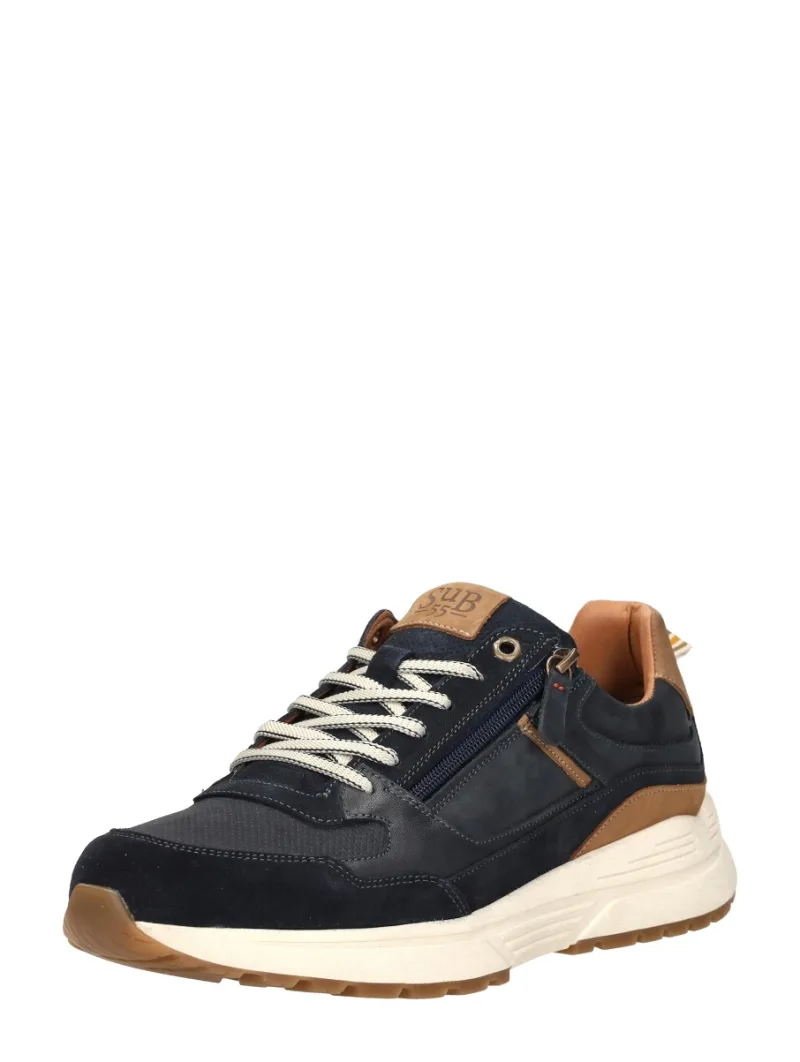 Sub55 Comfort Collection Veterschoenen Laag, lage veterschoenen voor heren in blauw, foto 2 van 2