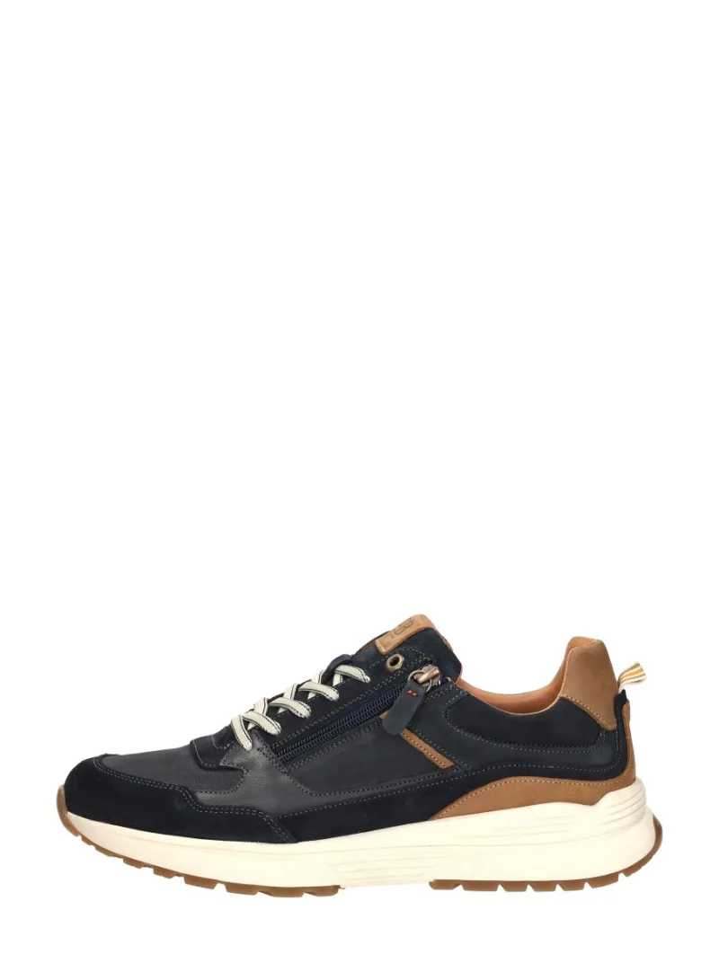 Sub55 Comfort Collection Veterschoenen Laag, lage veterschoenen voor heren in blauw