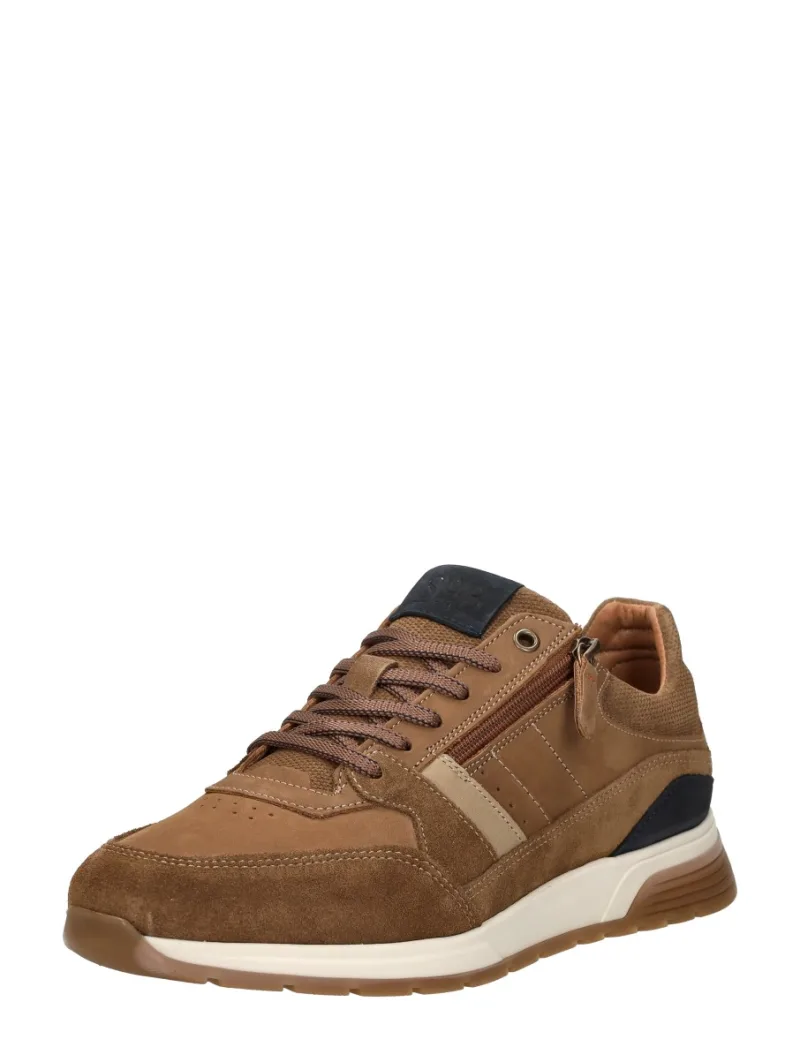 Sub55 Comfort Collection Veterschoenen Laag, lage veterschoenen voor heren in cognac, foto 2 van 2