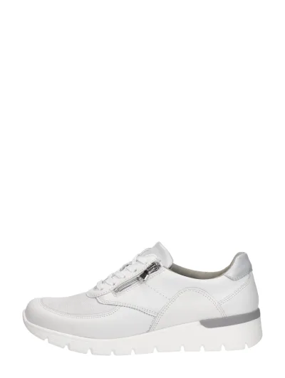 Waldläufer K-Ramona, lage veterschoenen voor dames in wit, foto 1 van 4