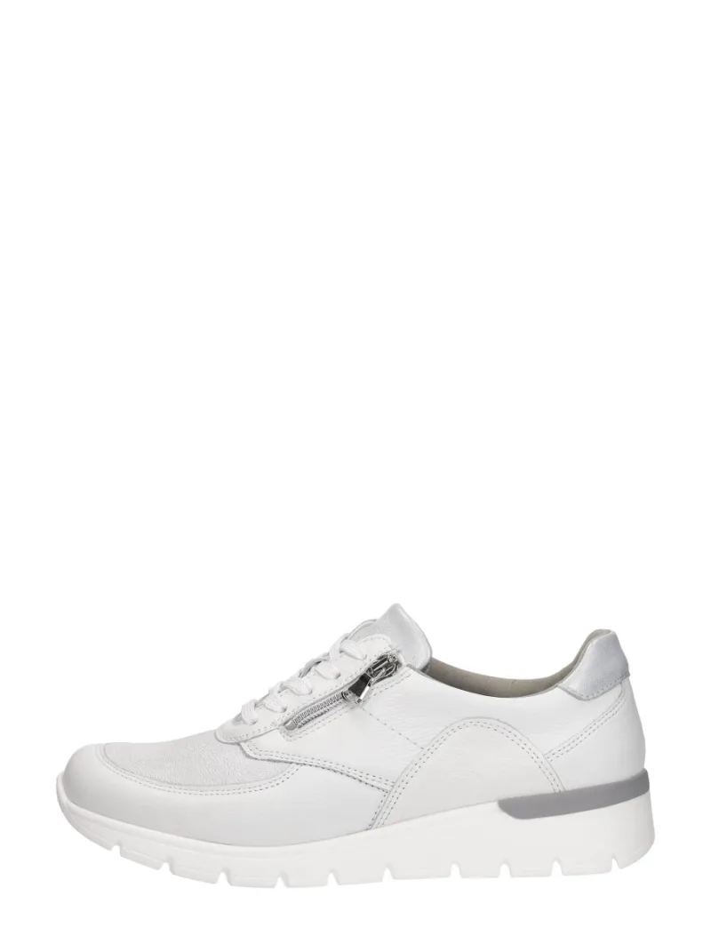 Waldläufer K-Ramona, lage veterschoenen voor dames in wit
