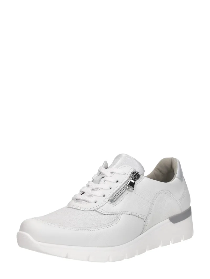 Waldläufer K-Ramona, lage veterschoenen voor dames in wit, foto 2 van 2