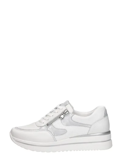 Waldläufer K-Luana, lage veterschoenen voor dames in wit, foto 1 van 4