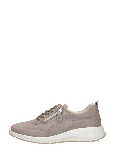 Waldläufer Kalea, lage veterschoenen voor dames in taupe, foto 1 van 4