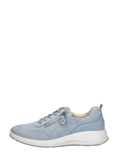 Waldläufer Kalea, lage veterschoenen voor dames in licht blauw, foto 1 van 4
