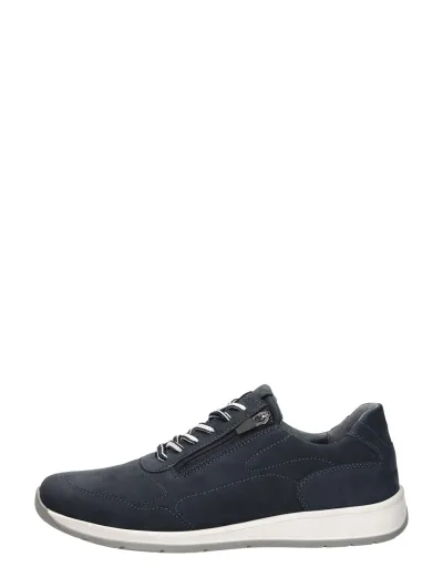 Waldläufer K-Kilian, lage veterschoenen voor heren in blauw, foto 1 van 4