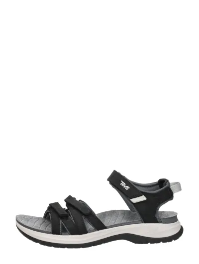 Teva Tirra Sport Leather, sandalen plat voor dames in zwart, foto 1 van 4