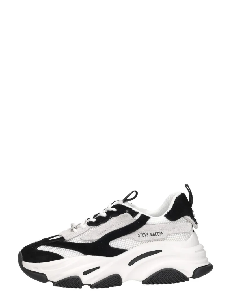 Steve Madden Possession-E, lage sneakers voor dames in zwart