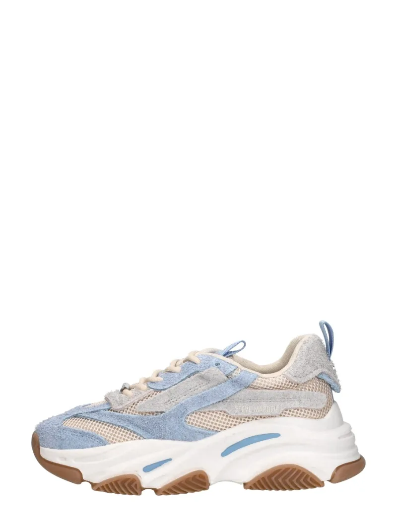 Steve Madden Possession-E, lage sneakers voor dames in licht blauw