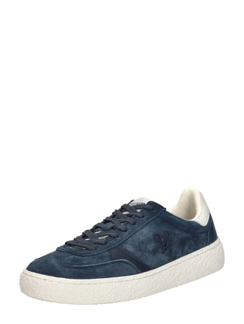Lyle & Scott Duncan, lage sneakers voor heren in blauw, foto 2 van 2