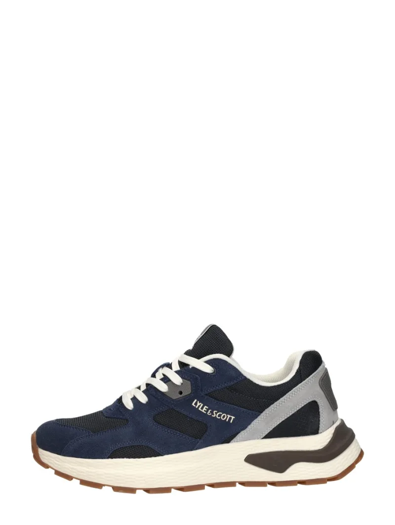 Lyle & Scott Logan, lage sneakers voor heren in blauw