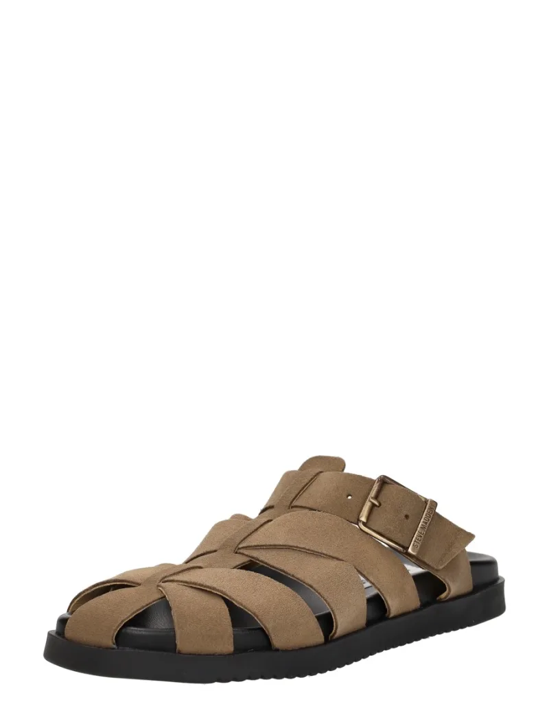 Steve Madden Mamba, dichte slippers voor dames in taupe, foto 2 van 2