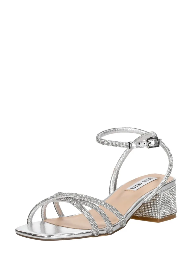 Steve Madden Cerena zilver, sandalen hak voor dames in zilverkleur, foto 2 van 2