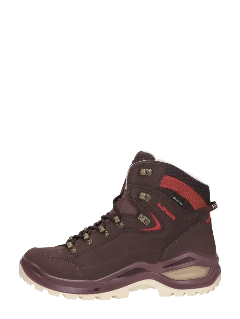 Lowa Renegade Evo GTX Mid Ws middel bruin, hoge veterschoenen voor dames in middelbruin