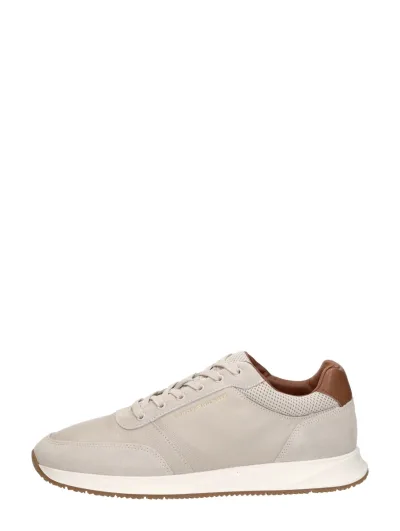 Tommy Hilfiger TH Dressy Runner, lage sneakers voor heren in beige, foto 1 van 4