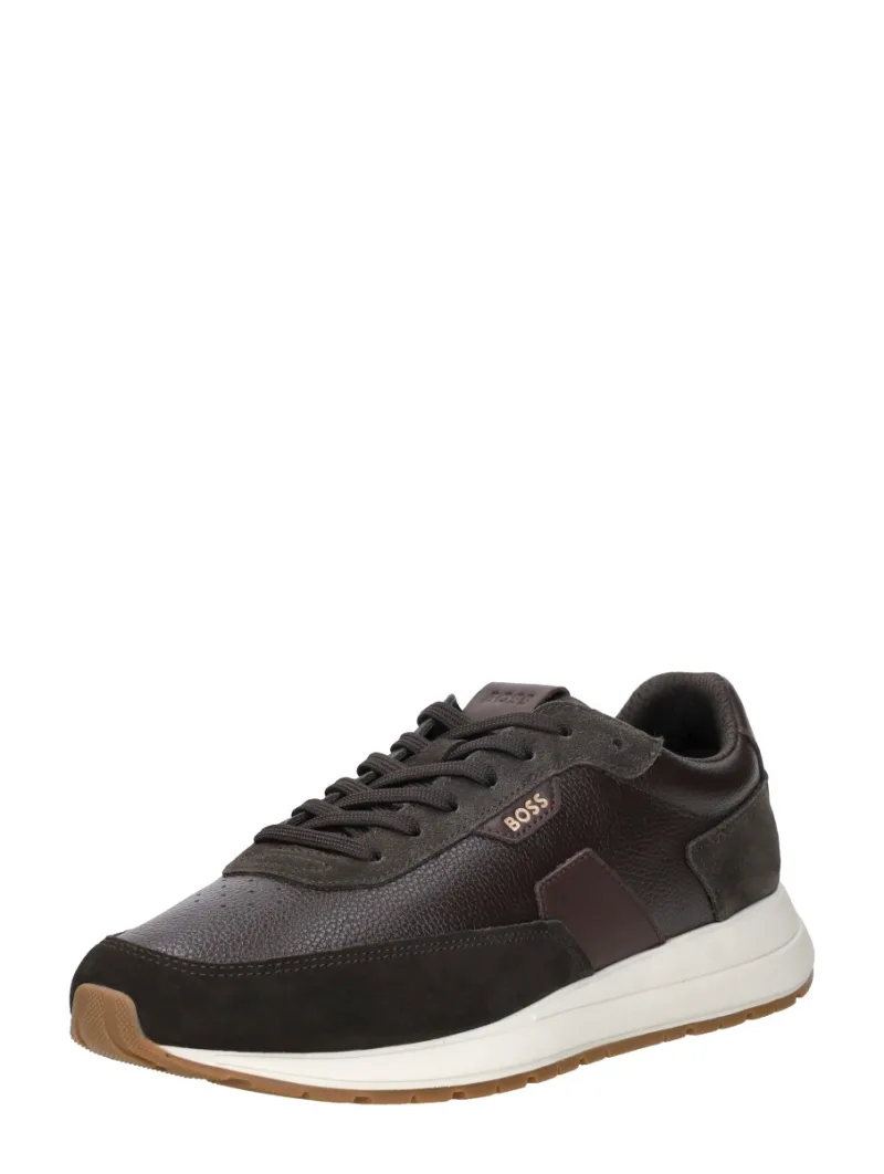 Hugo Boss Vinston Runner, lage sneakers voor heren in donkerbruin, foto 2 van 2