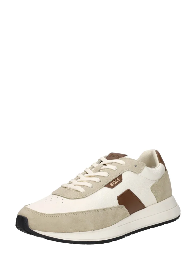 Hugo Boss Vinston Runner, lage sneakers voor heren in beige, foto 2 van 2