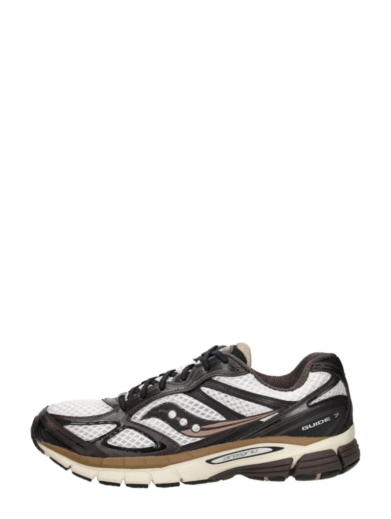 Saucony Progrid Guide 7, lage sneakers voor heren in donkerbruin