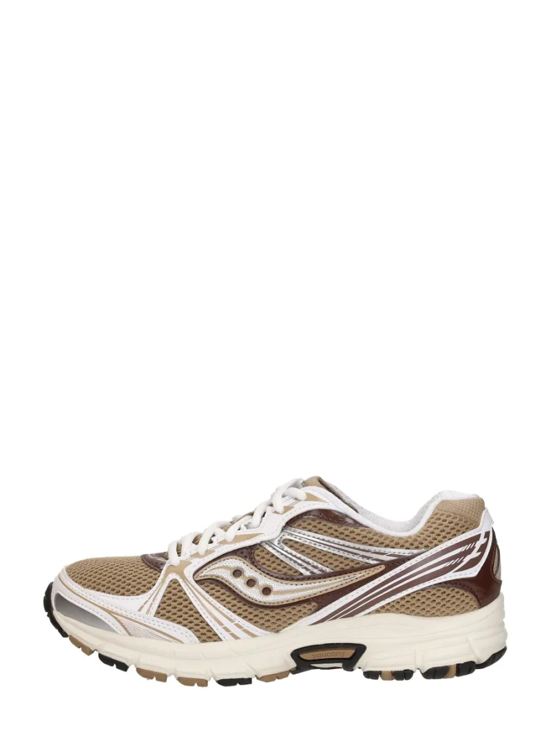 Saucony Grid Legacy, lage sneakers voor dames in beige