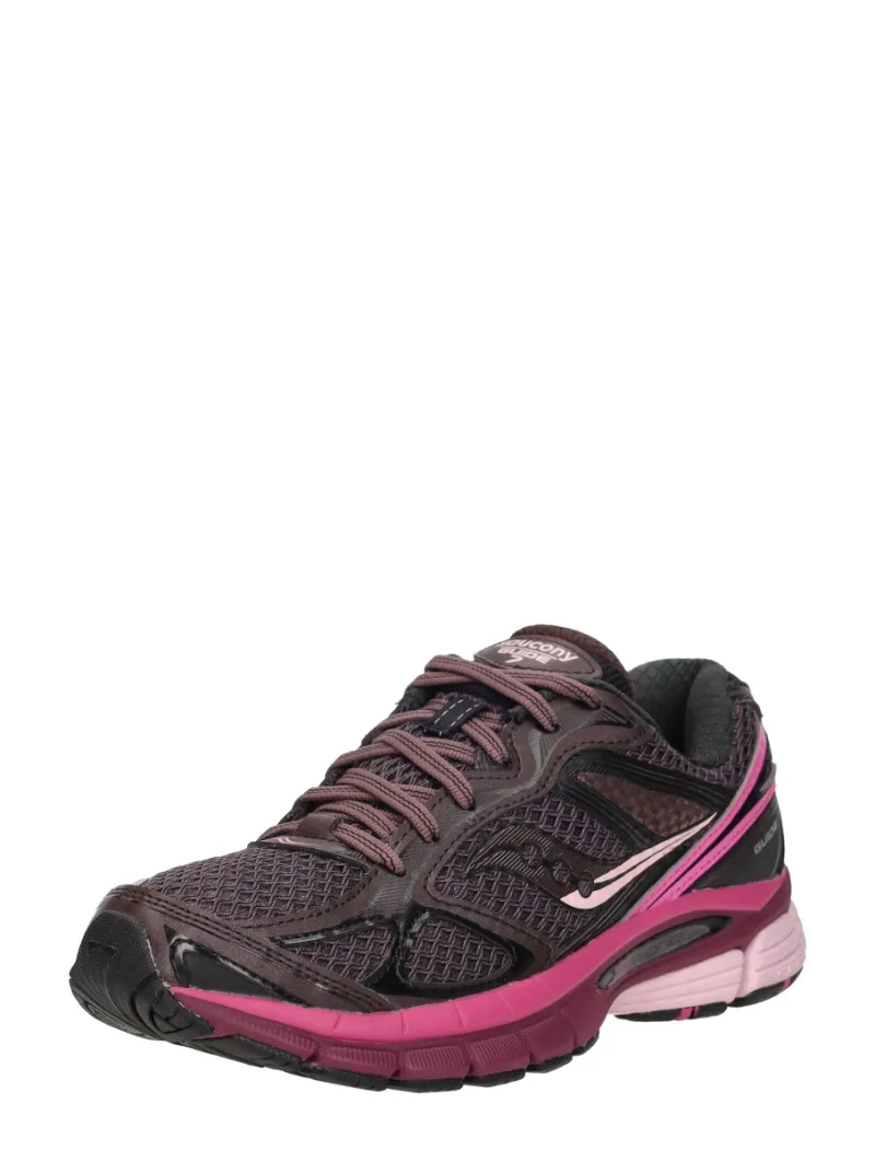 Saucony Progrid Guide 7, lage sneakers voor dames in bordeaux, foto 2 van 2