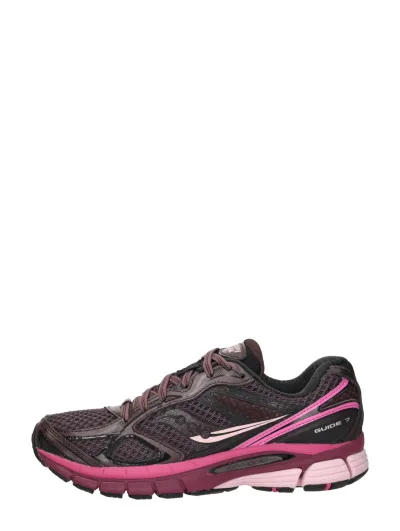 Saucony Progrid Guide 7, lage sneakers voor dames in bordeaux, foto 1 van 4