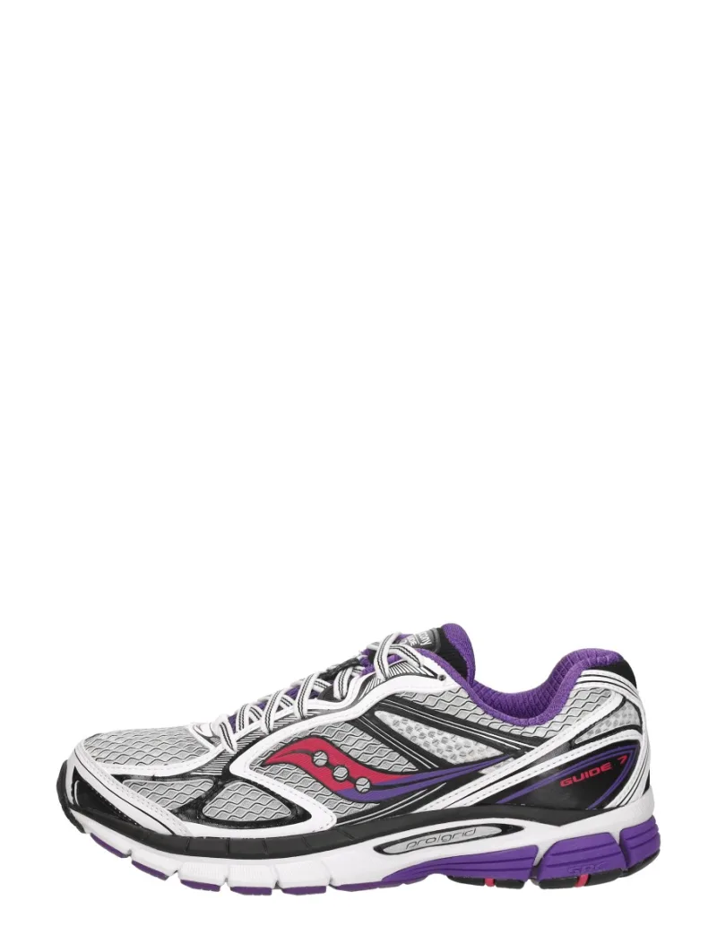 Saucony Progrid Guide 7, lage sneakers voor dames in wit
