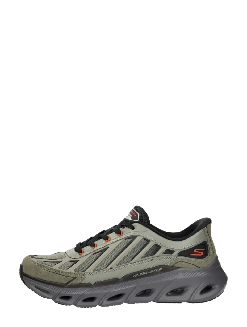 Skechers Slip-Ins: Relaxed-Fit Glide-Step, lage sneakers voor heren in groen